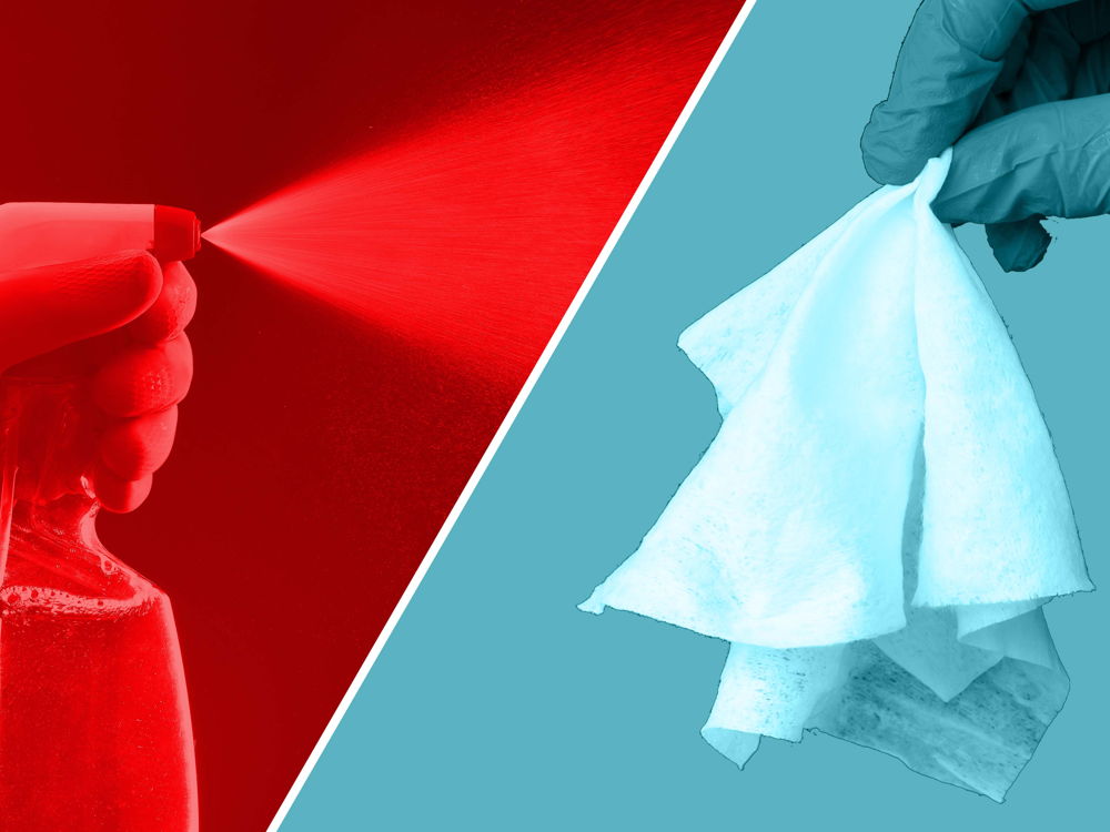 Disinfecting Wipes Vs. Disinfecting Sprays
