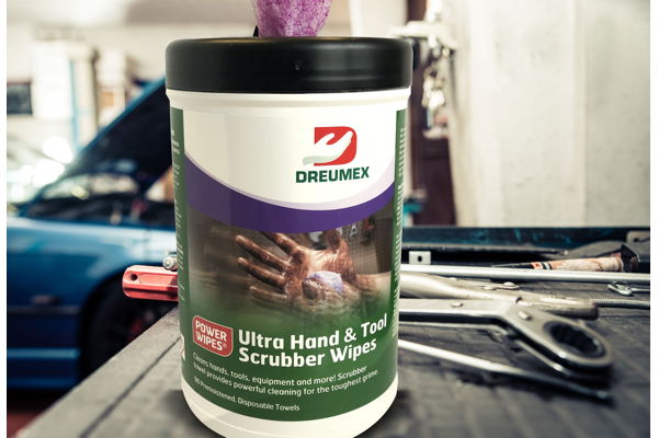 Dreumex Power Wipes® Ultra Hand & Tool Scrubber Wipes