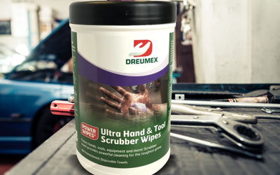 Dreumex Power Wipes® Ultra Hand & Tool Scrubber Wipes
